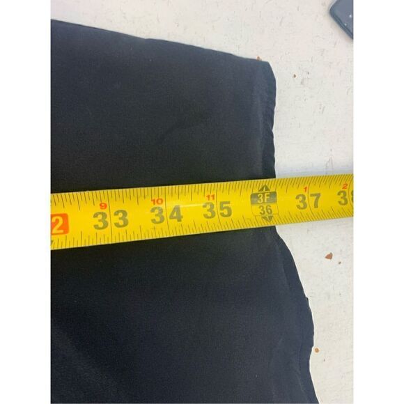 White House Black Market Silk Sleeveless Black Dress Size 0 - Picture 9 of 9